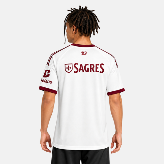 Camisola Benfica Alternativa Off White - 2026