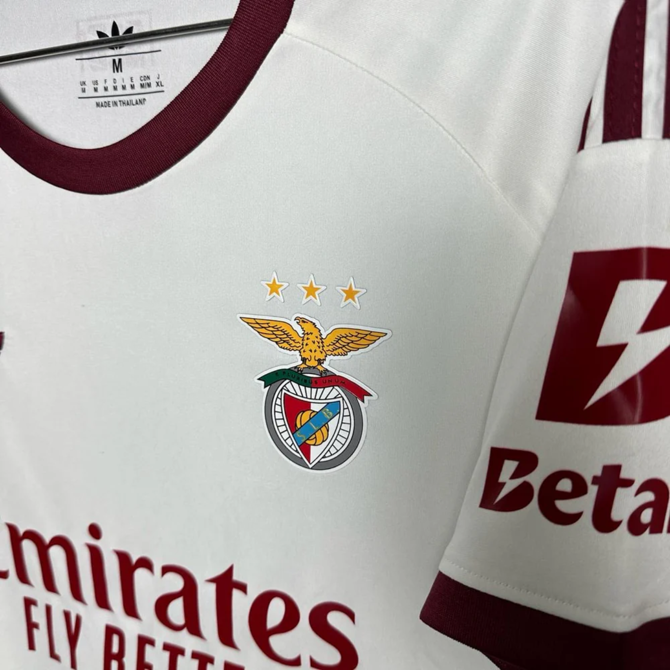 Camisola Benfica Alternativa Off White - 2026