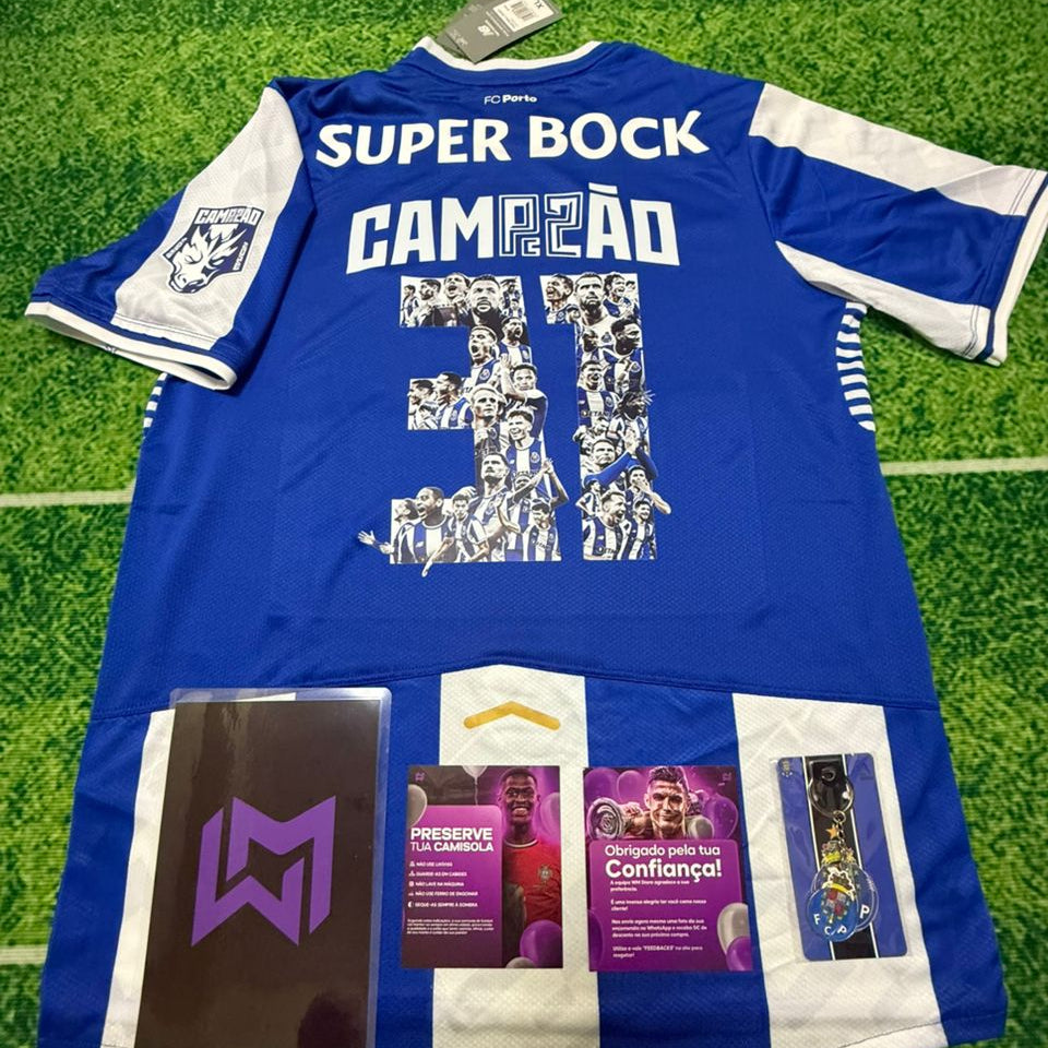 Camisola Principal Campeão 31 - Dragões 25/26