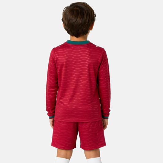 Conjunto Infantil Manga Longa Principal Portugal - Copa do Mundo 2026
