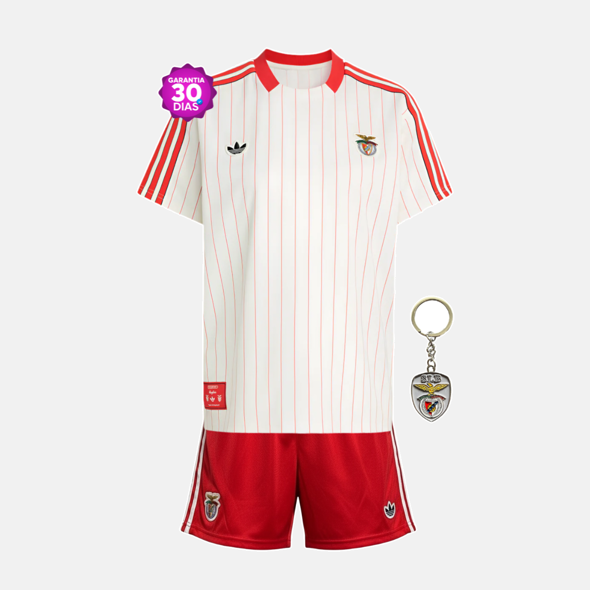 Conjunto infantil Benfica x Originals branca 2025/26 - LANÇAMENTO