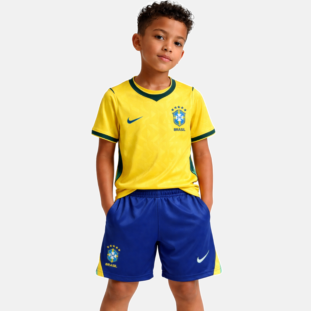 Conjunto Infantil Seleção Brasil I 2026 - Copa do Mundo