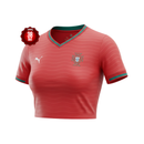 Cropped Feminino Seleção Portugal Principal Copa do Mundo 2026 - LANÇAMENTO! 🔥🏆