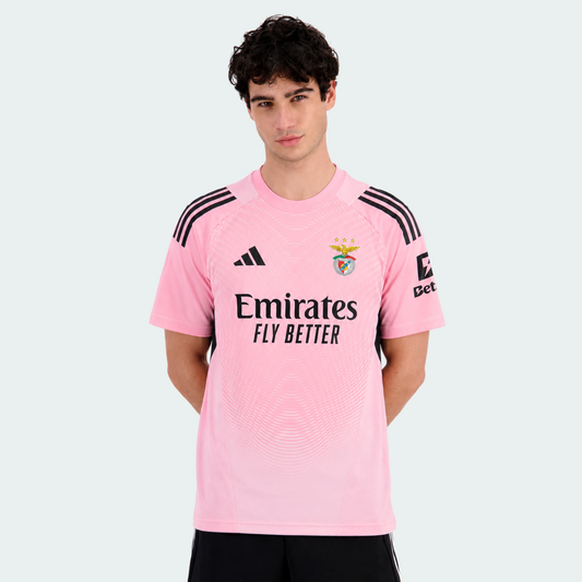 Camisola Benfica Guarda Redes Rosa - 2025/26