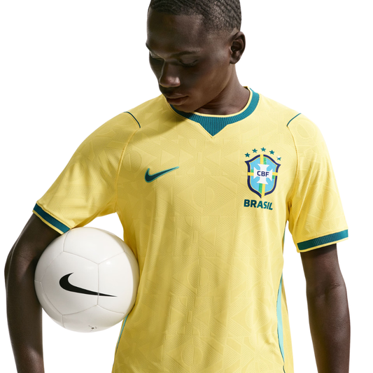 Camisola Brasil I Authentic Amarela - Copa do Mundo 2026