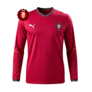 🔥 Camisola Seleção Portugal MANGA LONGA Copa do Mundo 2026 - Vermelho! 🏆
