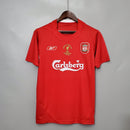 Camisola Liverpool Retro Principal Champions League 2005