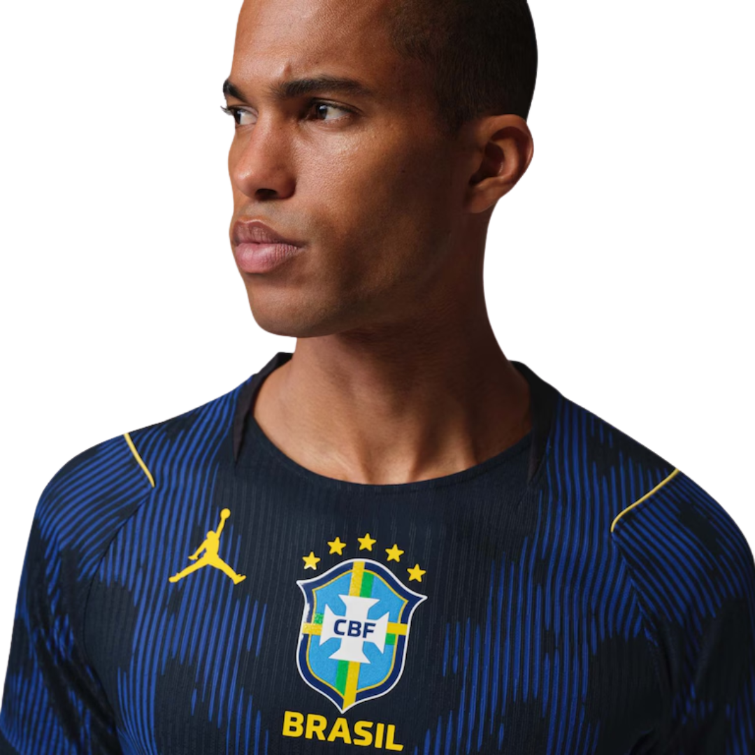 Camisola Brasil II Authentic Azul - Copa do Mundo 2026