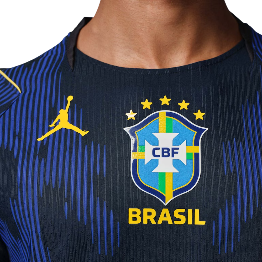 Camisola Brasil II Authentic Azul - Copa do Mundo 2026