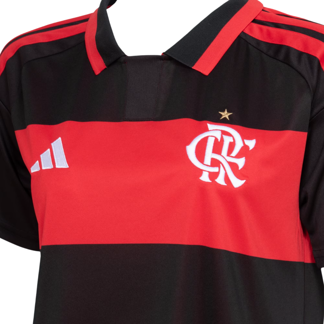 Camisola Feminina I CR Flamengo 26 🦅❤️