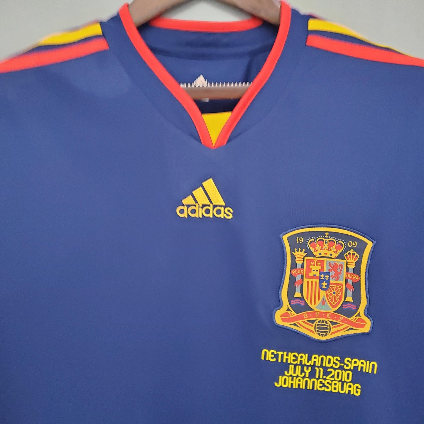 ESPAÑA MUNDIAL I 2010 HOMBRE (RETRO) MANGA LARGA - imagem 4