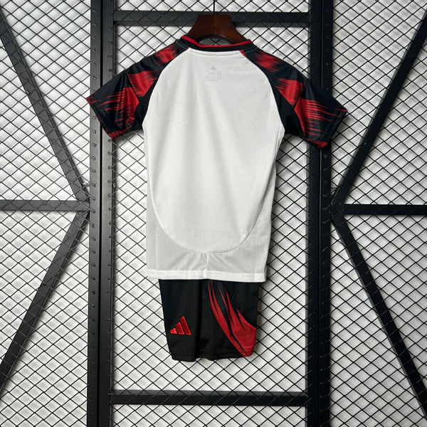 Conjunto Infantil Flamengo branca 2025/26