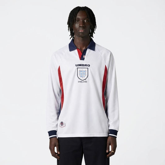 Camisola Retrô Inglaterra 1998/99 I Manga Longa