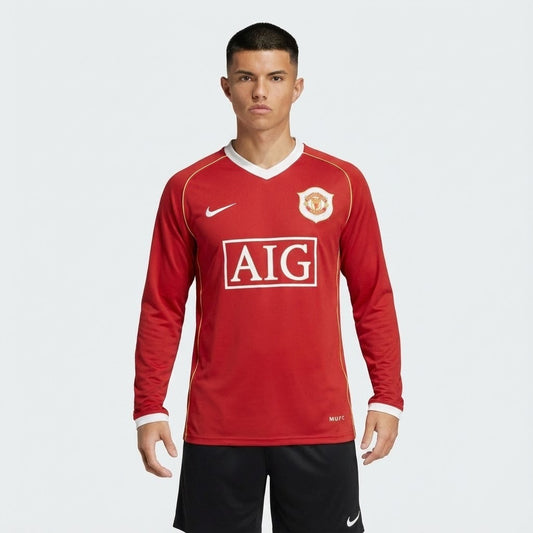 Camisola Retrô Manchester United 2006/07 I Manga Longa