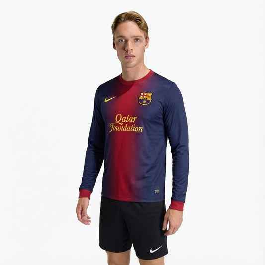 Camisola Retrô Barcelona 2012/13 I Manga Longa