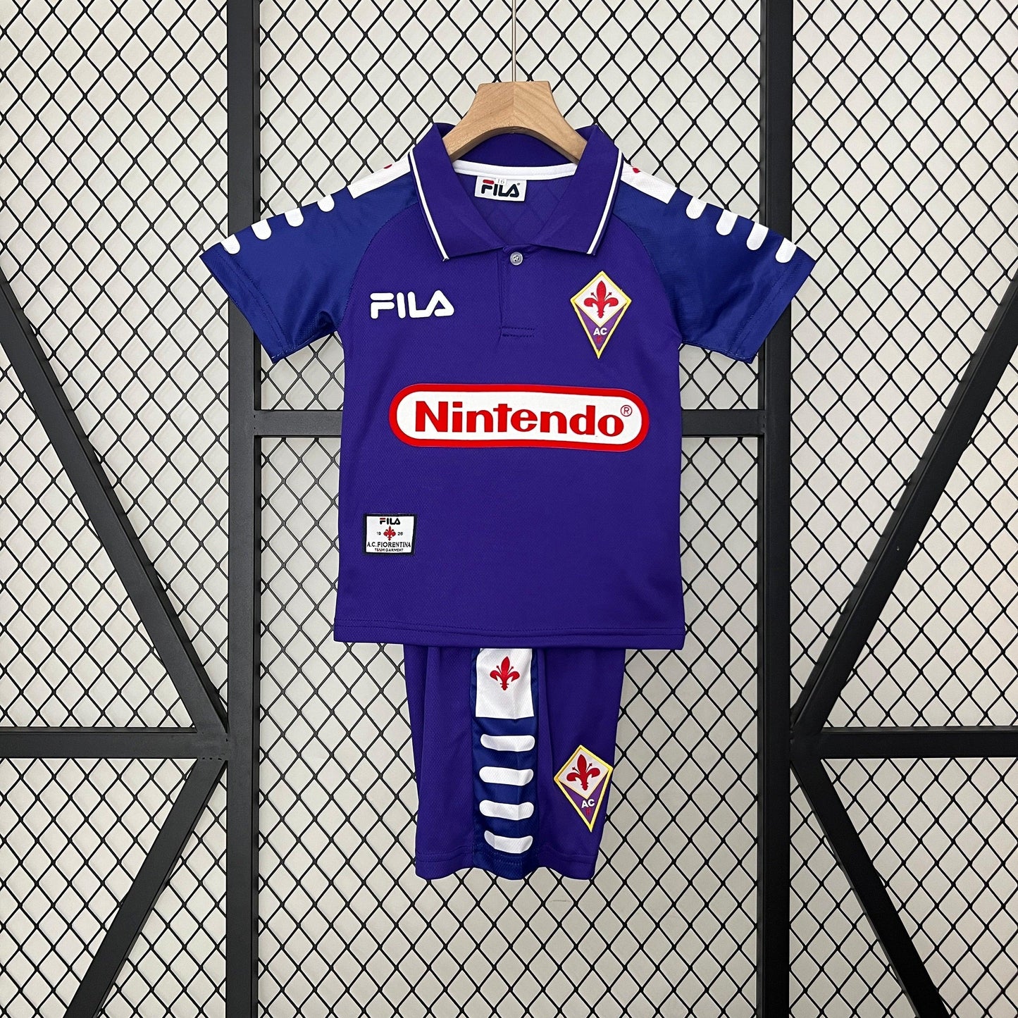 FIORENTINA I 1998 CONJUNTO INFANTIL (RETRO) - imagem 1