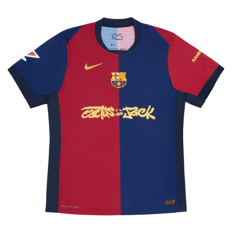 Camisola Barcelona X CACTUS JACK Principal 2024/25 - LANÇAMENTO! 🔥