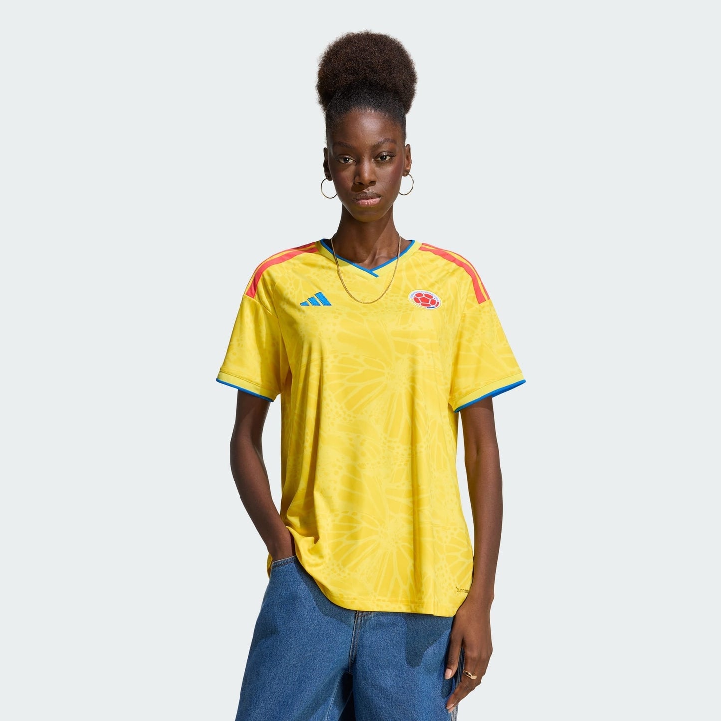 Camisola Feminina Colômbia 2026/27 - Copa do Mundo