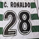 Parte traseira da camisola Sporting Manga Comprida Retro 2001/03

