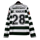 Detalhe da camisola Sporting Retro 2001/03

