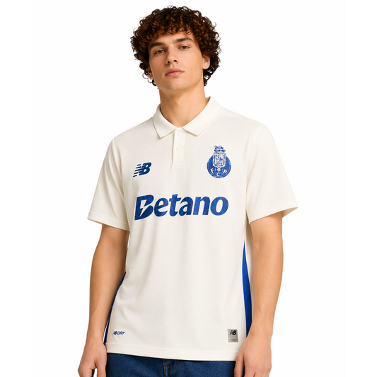 Camisola terceiro equipamento branco 2025/26 - LANÇAMENTO ( Dragões )