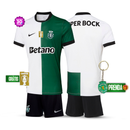 Conjunto Infantil Sporting Stromp Quarto Equipamento 2025/26 - LANÇAMENTO! 🔥💚