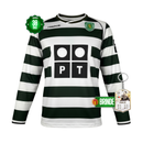 Camisola Sporting Manga Comprida Retro 2001/03 - Modelo Exclusivo!