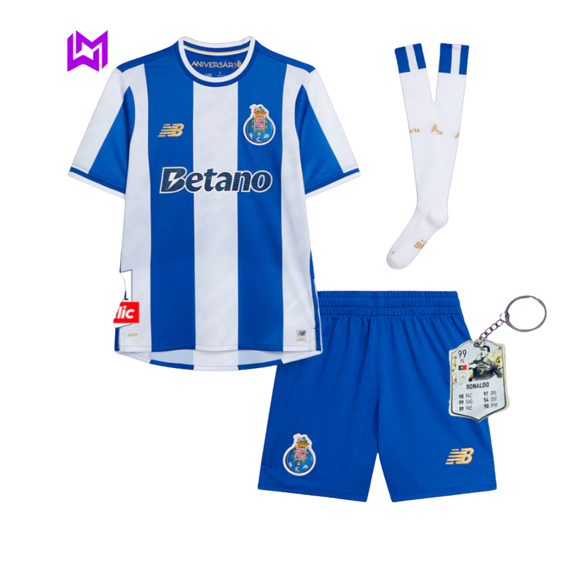 Conjunto Infantil Porto Principal 2025/26 - ÚLTIMAS UNIDADES! 🔥🐉