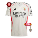 Camisola Benfica Alternativa Bege 2025/26 - ÚLTIMAS UNIDADES! 🔥🦅