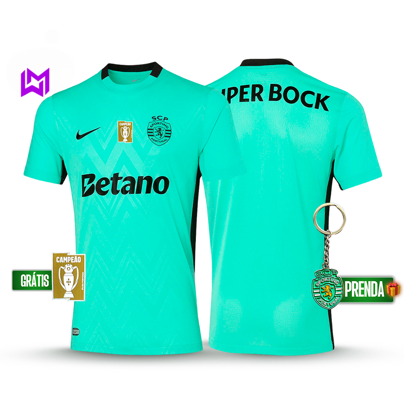 Camisola Sporting Terceiro Verde 2025/26 - LANÇAMENTO! 🔥💚