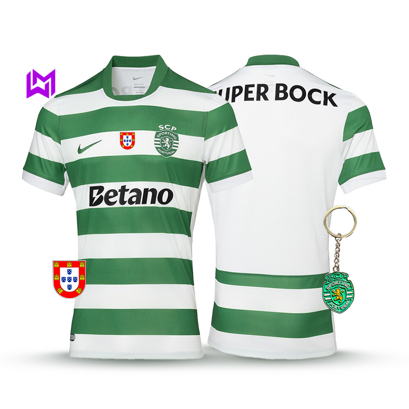 Camisola Sporting Principal 2025/26 - LANÇAMENTO! 🔥💚