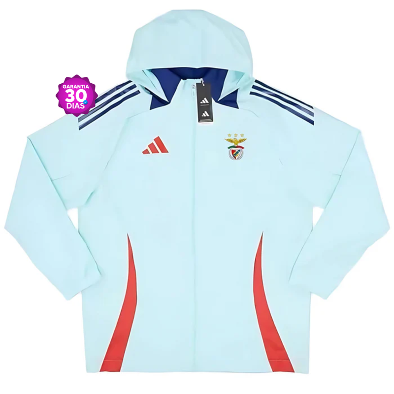 Casaco azul/vermelho 2025/26 fecho completo Benfica