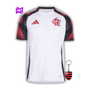 Camisola Flamengo branca away 2025/26