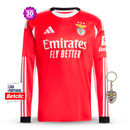 Camisola Benfica Manga Longa Principal 2025/26 - ÚLTIMAS UNIDADES! 🔥🦅