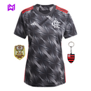Camisa Feminina Flamengo III 2024-25 - LANÇAMENTO E ÚLTIMAS UNIDADES! ❤️🖤
