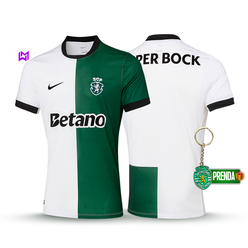 Camisola Sporting Stromp Quarto Equipamento 2025/26 - LANÇAMENTO! 🔥💚(Pré Venda 2 a 7 Dias)