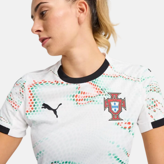 Camisola Feminina Portugal Alternativa - 2025
