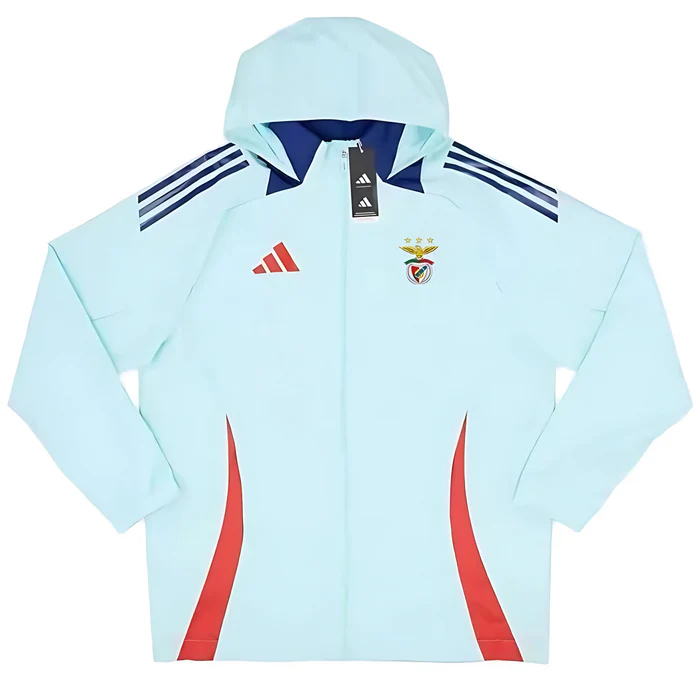 Casaco azul/vermelho 2025/26 fecho completo Benfica