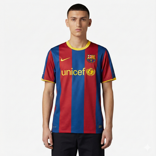 Camisola Retrô Barcelona 2010/11 I