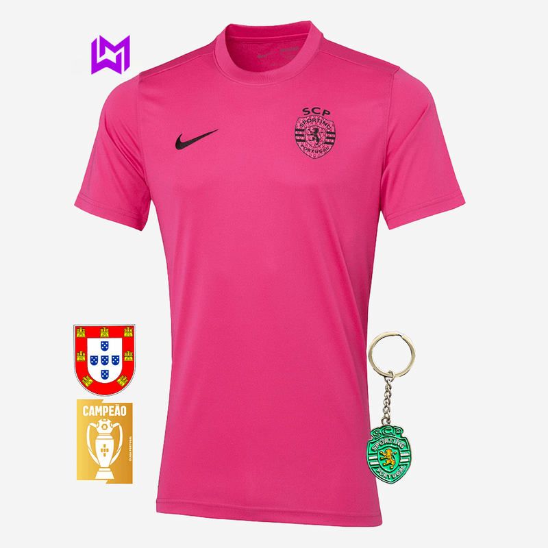 Camisola Sporting Outubro Rosa 2024/25 - ÚLTIMAS UNIDADES! 🔥💖