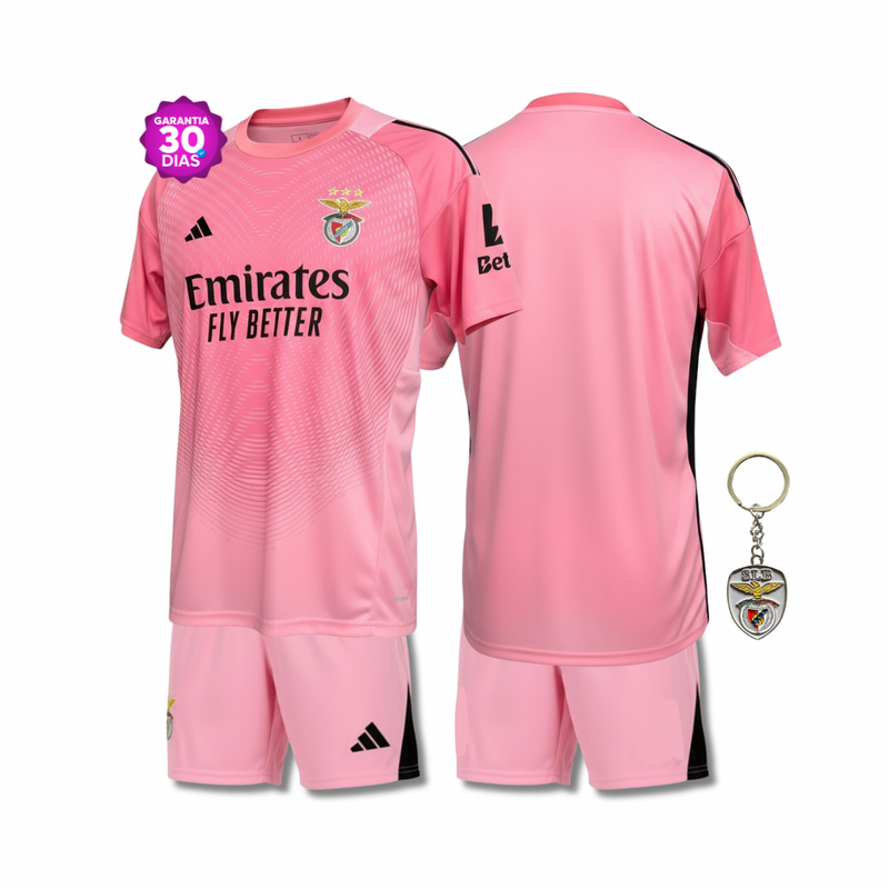 Conjunto infantil benfica guarda redes rosa 2025/26 💗🔥