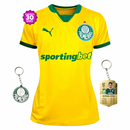 Camisola Palmeiras Feminina Amarela third 2025/26