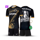 Conjunto Infantil Sporting Terceiro “7” Ronaldo BICAMPEÃO 2024/25 - MODELO EXCLUSIVO! 🦁🏆