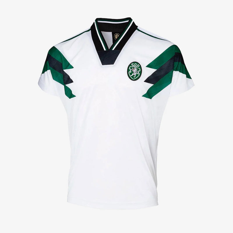 Camisola SPORTING VINTAGE retrô branca ANOS 90 - 2025/26 [pré venda: 11 a 22 dias úteis]