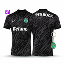 Camisola Sporting Guarda-Redes Preta 2025/26 - ÚLTIMAS UNIDADES! 🔥💚