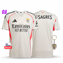 Camisola Benfica Alternativa Bege 2025/26 - ÚLTIMAS UNIDADES! 🔥🦅