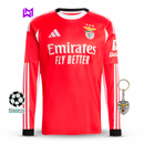 Camisola Benfica Manga Longa Principal 2025/26 - ÚLTIMAS UNIDADES! 🔥🦅