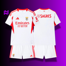 Conjunto Infantil Benfica Alternativa Branca 2025/26 - ÚLTIMAS UNIDADES! 🔥🦅