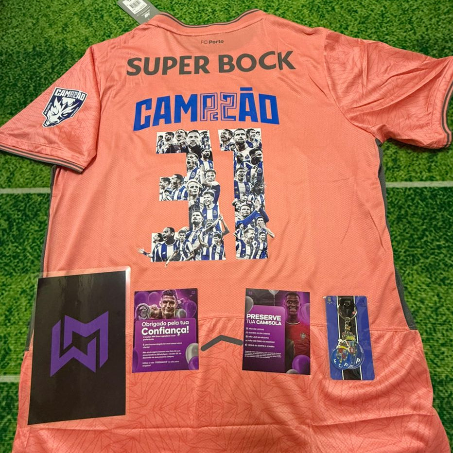 Camisola Alternativa Campeão 31 - Dragões 25/26