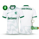 Camisola Sporting Alternativa Branca 2025/26 - LANÇAMENTO! 🔥💚